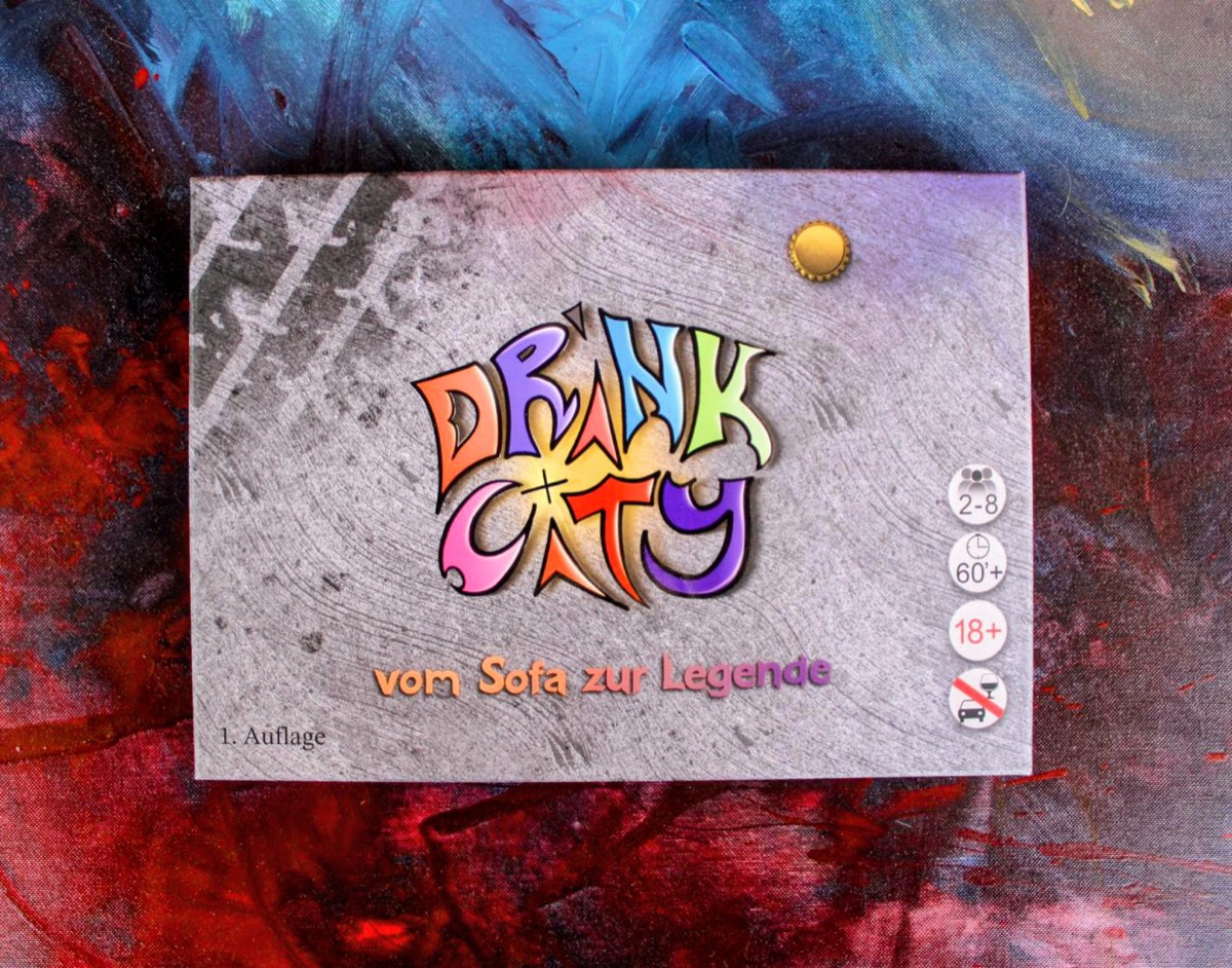 Die Drink-City-Spielschachtel als Geschenkidee